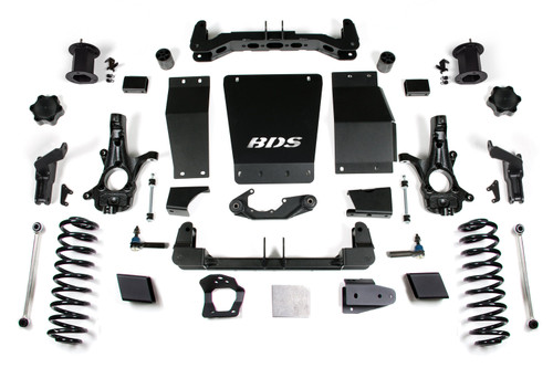 6 Inch Lift Kit | Chevy/GMC Suburban, Tahoe, Yukon/XL 1500 (15-19) 4WD | Magneride Equipped | Aluminum / Stamped Steel