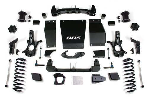 BDS Suspension 6 Inch Lift Kit | Chevy/GMC Suburban, Tahoe, Yukon/XL 1500 (15-19) 4WD | Magneride Equipped | Aluminum / Stamped Steel 