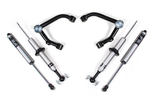 BDS Suspension 2 Inch Leveling Kit | FOX 2.0 Snap Ring Strut | Chevy Silverado or GMC Sierra 1500 (14-18) 4WD | Aluminum / Stamped Steel 