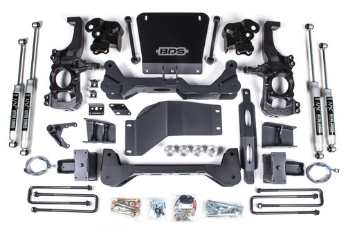 BDS Suspension 5 Inch Lift Kit | Chevy Silverado or GMC Sierra 2500HD/3500HD (20-26) 4WD | Block Kit w/ Factory Overload / NX2 Nitro Series 