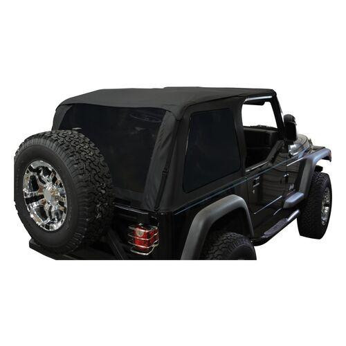 RT Offroad Black Diamond Bowless Replacement Top w/ Tinted Windows for 97-06 TJ w/o Unltd. 