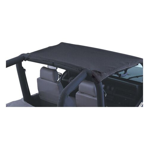 Black Beach Topper for 1997-2006 Jeep TJ Wrangler, Including Unlimited Package