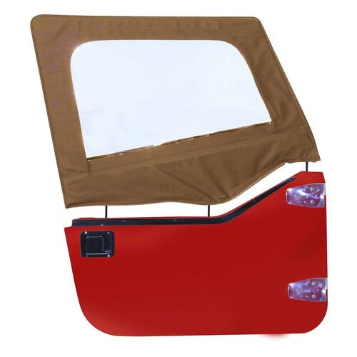 Spice Upper Door Skin Set for YJ Wrangler; Sold in Pairs Only