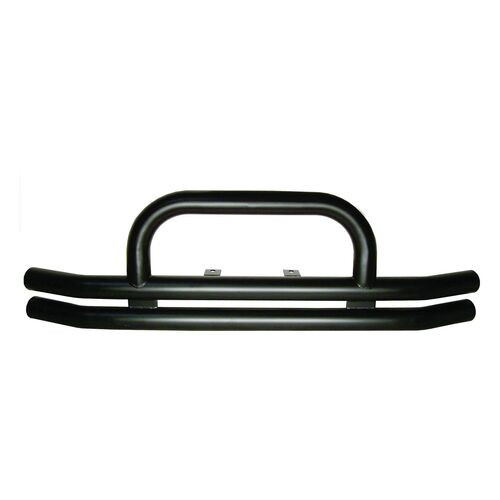 Double Tube Front Bumper w/ Stinger for 76-86 Jeep CJs & 87-06 YJ, TJ Wranglers