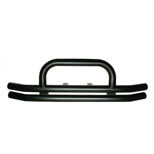 RT Offroad Double Tube Front Bumper w/ Stinger for 76-86 Jeep CJs & 87-06 YJ, TJ Wranglers 