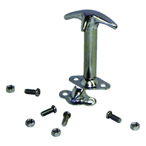 RT Offroad Chrome L or R Hood Catch Kit for 1941-1995 Jeep MB, CJs & YJ Wrangler 