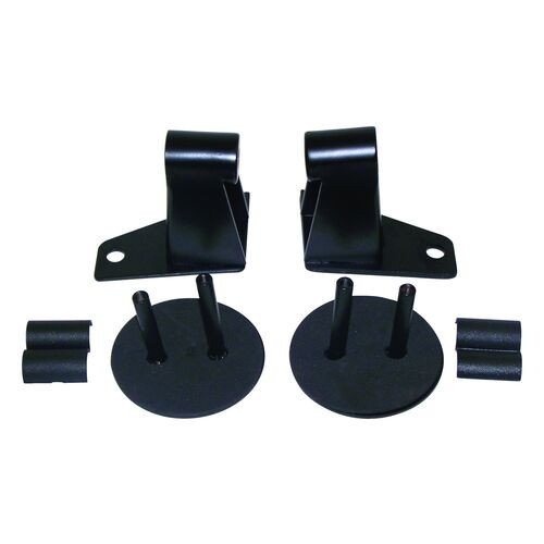 Left & Right Black Mirror Relocation Bracket Set for Jeep 2007-2018 JK Wrangler