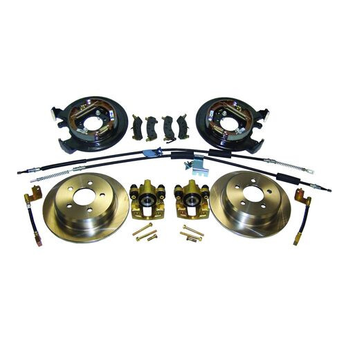 Disc Brake Conversion Kit, Rear, Dana 35, w/o ABS