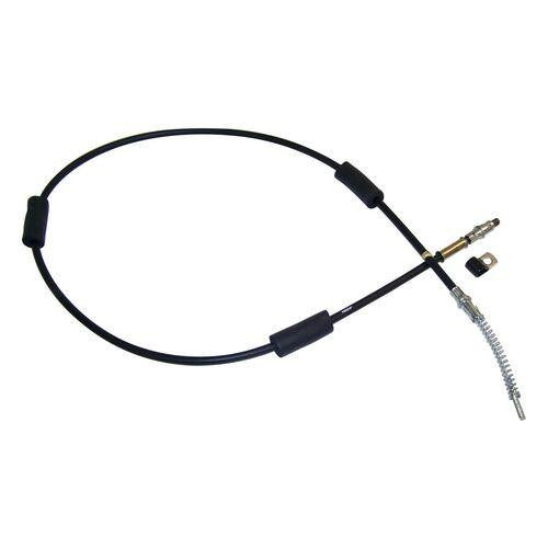 RT Offroad Right Parking Brake Cable for 1987-90 YJ Wrangler w/ Rear Disc Conv.; 64.75" 