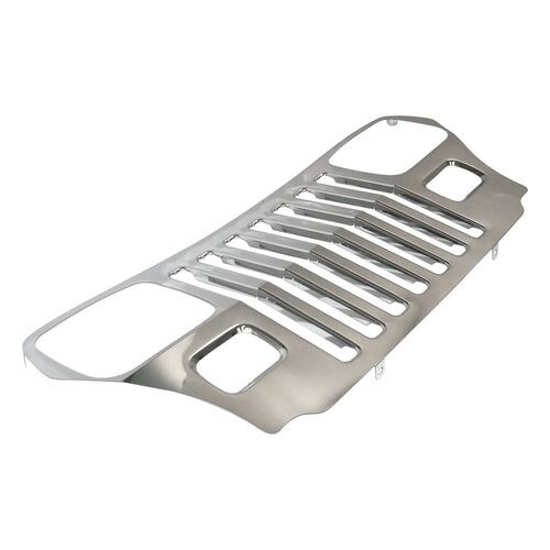 Stainless Steel Grille Overlay for 1987-1995 Jeep YJ Wrangler