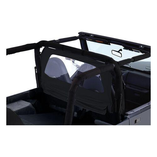 RT Offroad Black Diamond Windbreaker for 2007-2018 JK Wrangler, 2 or 4 Door 