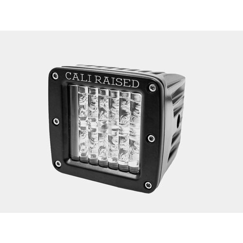 Cali Raised LED LED Light Pod 3x2 18w Amber Aluminum Housing CR2327