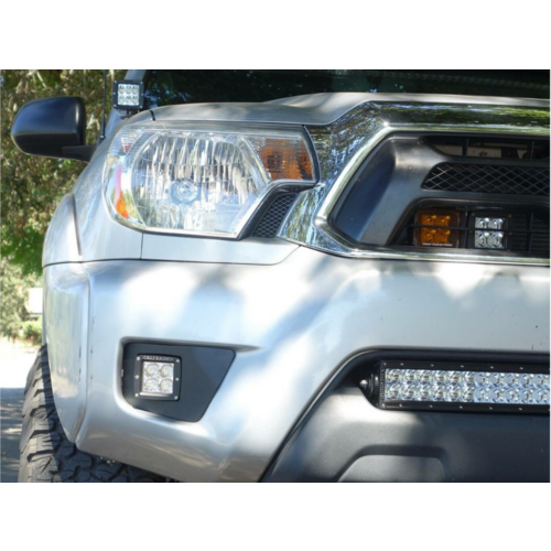 Cali Raised LED 12-15 Toyota Tacoma LED Fog Light Pod Replacements Brackets Kit CR2457