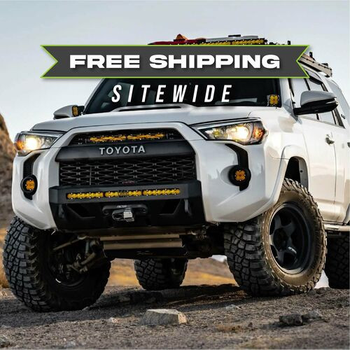 4Runner Lo Pro Winch Bumper, 30" Light Cutout, No Bull Bar