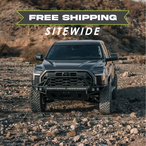 Tundra Hybrid Series Front Bumper, Mid-Height Bull Bar w/Tube Gussets