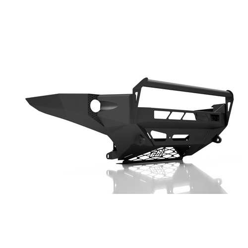 5th Gen Toyota 4Runner Baja Series Front Bumper Steel 20-22 4Runner Powdercoat Black CBI Offroad