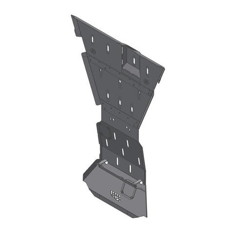 2nd Gen Toyota Tundra Rear Overland Skid Plate Set Powdercoat Black 14-21 Tundra CBI Offroad