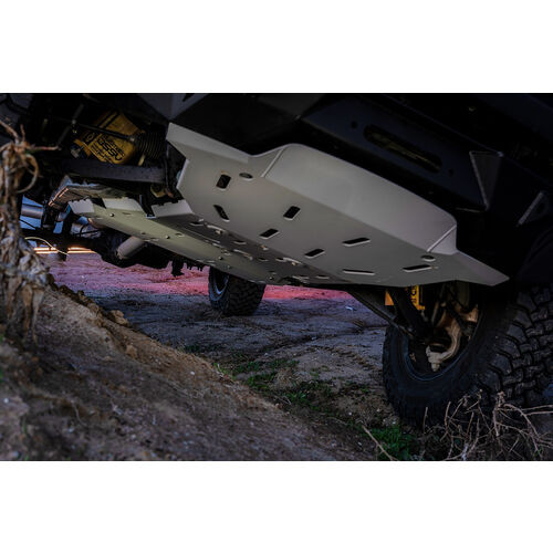 Chevy Colorado Rear Skid Plates Gas Bare Metal Steel 15-21 Chevy Colorado ZR2/ZR1 CBI Offroad