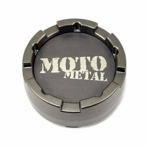 Moto Metal MO983 CAP SNAP IN 8 LUG - SATIN GRAY 