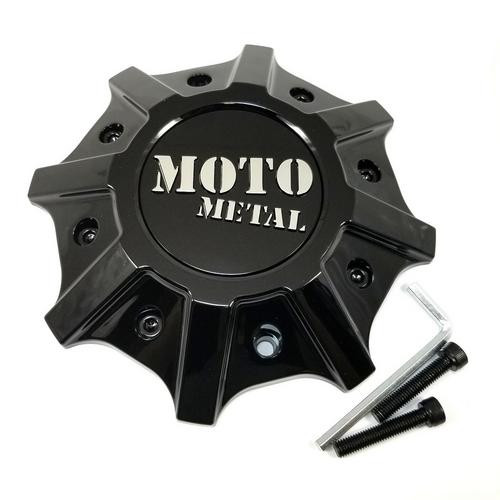 Moto Metal MOTO CAP (20X9 +18 ONLY) - GLOSS BLACK 