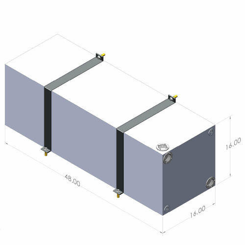 S B Products S&B 35 Gallon Wheel Well Water Tank (Both Sides) S&B 