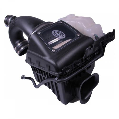 S B Products Cold Air Intake For 11-14 Ford F150 V6-3.5L Ecoboost Dry Dry Extendable White S&B 