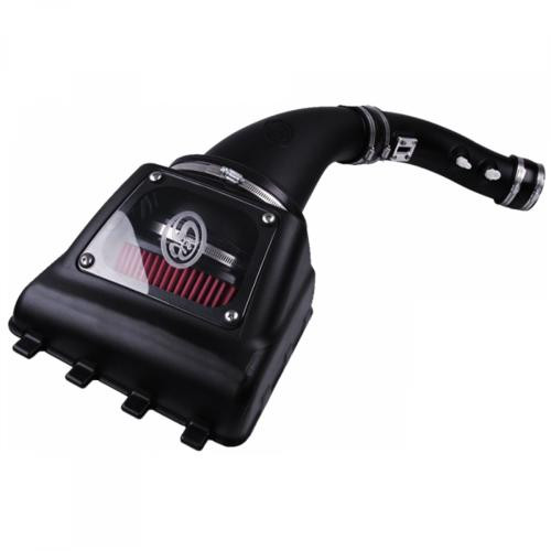 S B Products Cold Air Intake For 10-16 Ford F150 V8-6.2L Raptor Oiled Cotton Cleanable Red S&B 