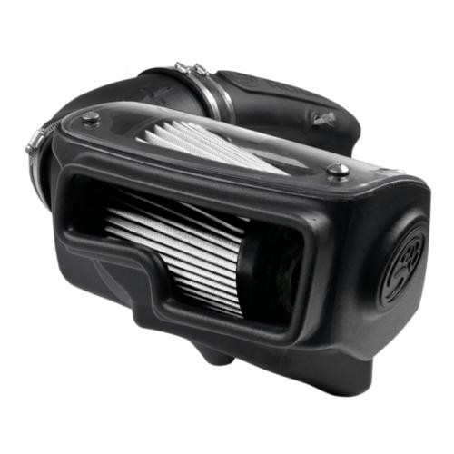 S B Products Cold Air Intake For 97-06 Jeep Wrangler TJ L6-4.0L Dry Dry Extendable White S&B 
