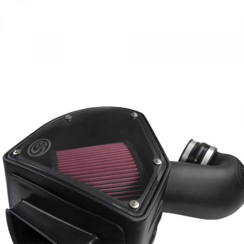 S B Products Cold Air Intake For 94-02 Dodge Ram 2500 3500 5.9L Cummins Cotton Cleanable Red S&B 