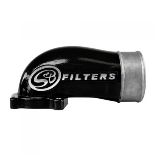 S B Products Intake Elbow 90 Degree With Cold Side Intercooler Piping and Boots For 05-07 Ford Powerstroke 6.0L S&B 