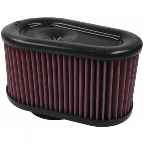 S B Products Air Filter For Intake Kits 75-5086,75-5088,75-5089 Oiled Cotton Cleanable Red S&B 
