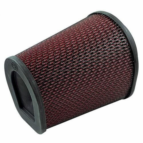 S B Products Air Filter For Intake Kits 75-6000,75-6001 Oiled Cotton Cleanable Red S&B 