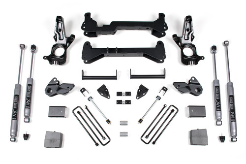 7 Inch Lift Kit | Chevy Silverado or GMC Sierra 2500HD (01-10) 2WD | Carrier Below Crossmember / NX2 Nitro Series
