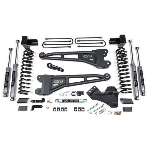 BDS Suspension 17-19 F250 4in Radius arm Lift System-Diesel engine BDSBDS1520H 