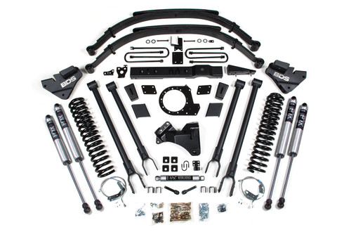 8 Inch Lift Kit | 4-Link Conversion | Ford F250/F350 Super Duty (17-19) 4WD | Diesel | FOX 2.0 Performance Series