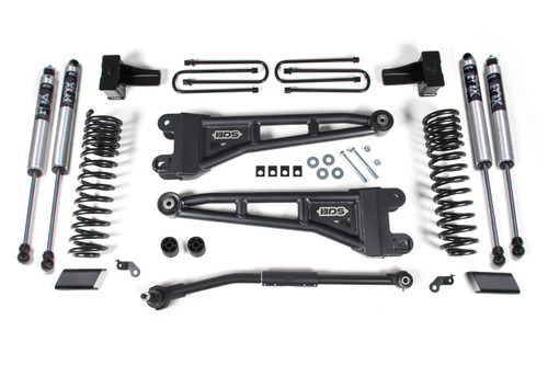 2.5 Inch Lift Kit w/ Radius Arm | Ford F250/F350 Super Duty (17-19) 4WD | Diesel | FOX 2.0 Performance Series