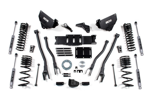 BDS Suspension 5.5 Inch Lift Kit w/ 4-Link | Ram 2500 (14-18) 4WD | Gas | NX2 Nitro Series 