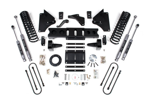 BDS Suspension 5.5 Inch Lift Kit | Ram 3500 (13-18) 4WD | Gas | 5 Inch Block Kit / NX2 Nitro Series 