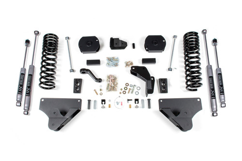 BDS Suspension 4 Inch Lift Kit | Ram 2500 (14-18) 4WD | Gas | Coil Spacers / NX2 Nitro Series 
