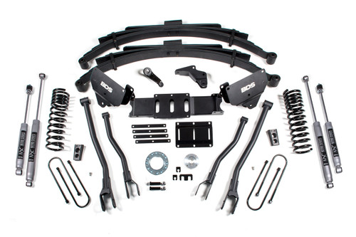 6 Inch Lift Kit w/ 4-Link | Ram 3500 (13-18) 4WD | Diesel | Leaf Springs / 6 Bolt / NX2 Nitro Series