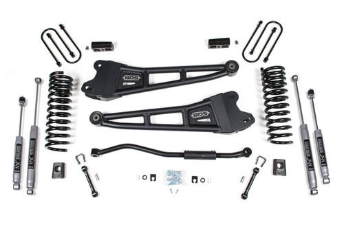 BDS Suspension 3 Inch Lift Kit w/ Radius Arm | Ram 3500 (19-24) 4WD | Diesel | w/o Factory Rear Overload Leaf / NX2 Nitro Series 