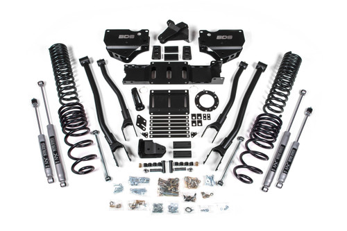 BDS Suspension 4 Inch Lift Kit w/ 4-Link | Ram 2500 (19-24) 4WD | Diesel | NX2 Nitro Series 