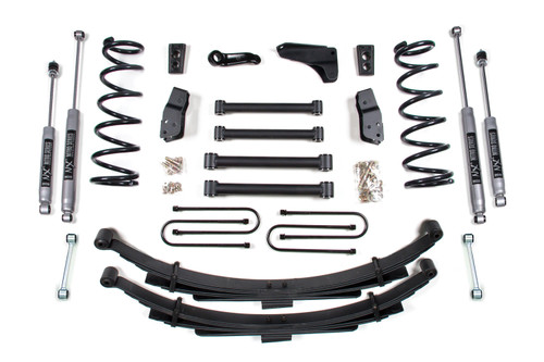BDS Suspension 4 Inch Lift Kit | Dodge Ram 2500 Power Wagon (09-13) 4WD | Gas | Leaf Springs / NX2 Nitro Series 