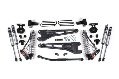 2.5 Inch Lift Kit w/ Radius Arm | FOX 2.5 Performance Elite Coilover Conversion | Ford F250/F350 Super Duty (11-16) 4WD | Diesel | 5 Inch Block Kit