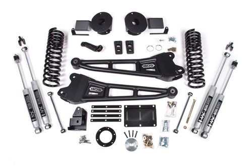 BDS Suspension 5.5 Inch Lift Kit w/ Radius Arm | Ram 2500 w/ Rear Air Ride (14-18) 4WD | Gas | NX2 Nitro Series 
