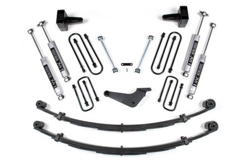 4 Inch Lift Kit | Ford F250/F350 Super Duty (99-04) 4WD | Square - Mfg Prior to 2-28-99 / w/o Factory Overload / NX2 Nitro Series