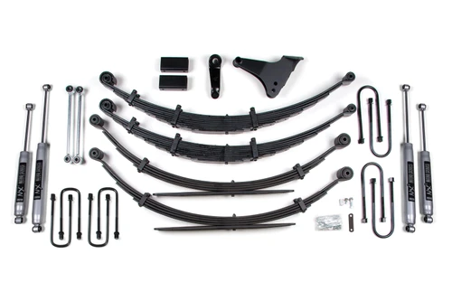 BDS Suspension 6 Inch Lift Kit | Ford F250/F350 Super Duty (99-04) 4WD | Square / Leaf Springs / NX2 Nitro Series 