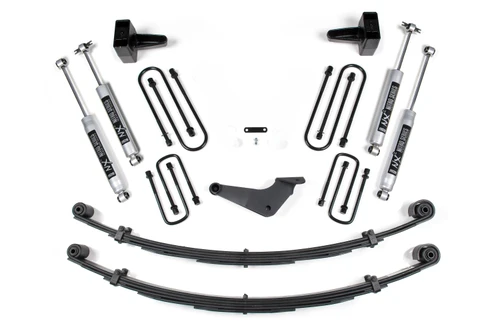 BDS Suspension 4 Inch Lift Kit | Ford F250/F350 Super Duty (99-04) 4WD | Radius / w/o Factory Overload / NX2 Nitro Series 