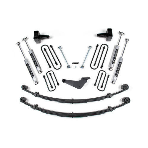 BDS Suspension 99-04 F250-F350 Curved U-bolt 4/3 block  with top BDSBDS322H 