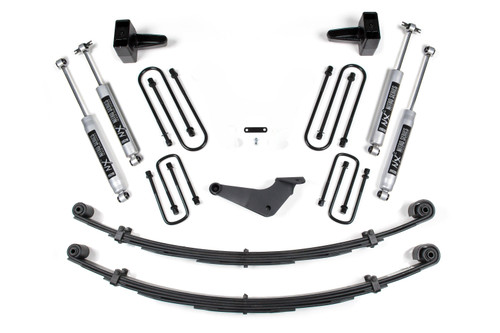 BDS Suspension 4 Inch Lift Kit | Ford F250/F350 Super Duty (99-04) 4WD | Radius / w/ Factory Overload / NX2 Nitro Series 